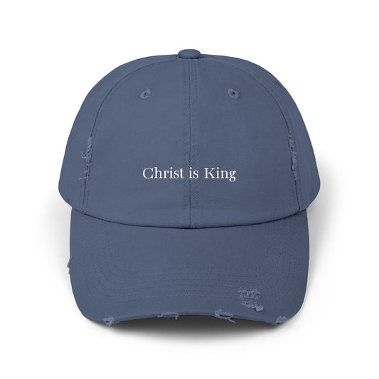 Christ is King Distressed Cap - Unisex