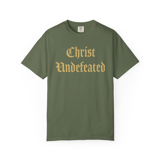 Christ Undefeated - Crown Jewel - Unisex Garment-Dyed T-shirt